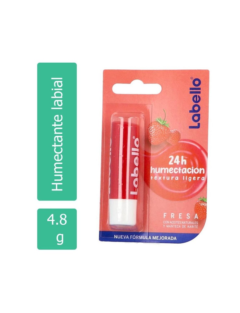Pomada Labial Labello Fresa 4.8 G