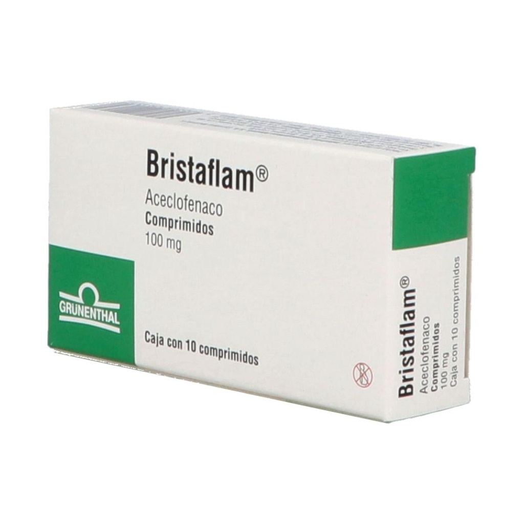 Bristaflam 100 Mg 10 Tabletas