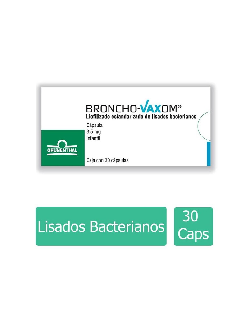 Broncho Vaxom Infantil 3.5 Mg 30 Cápsulas