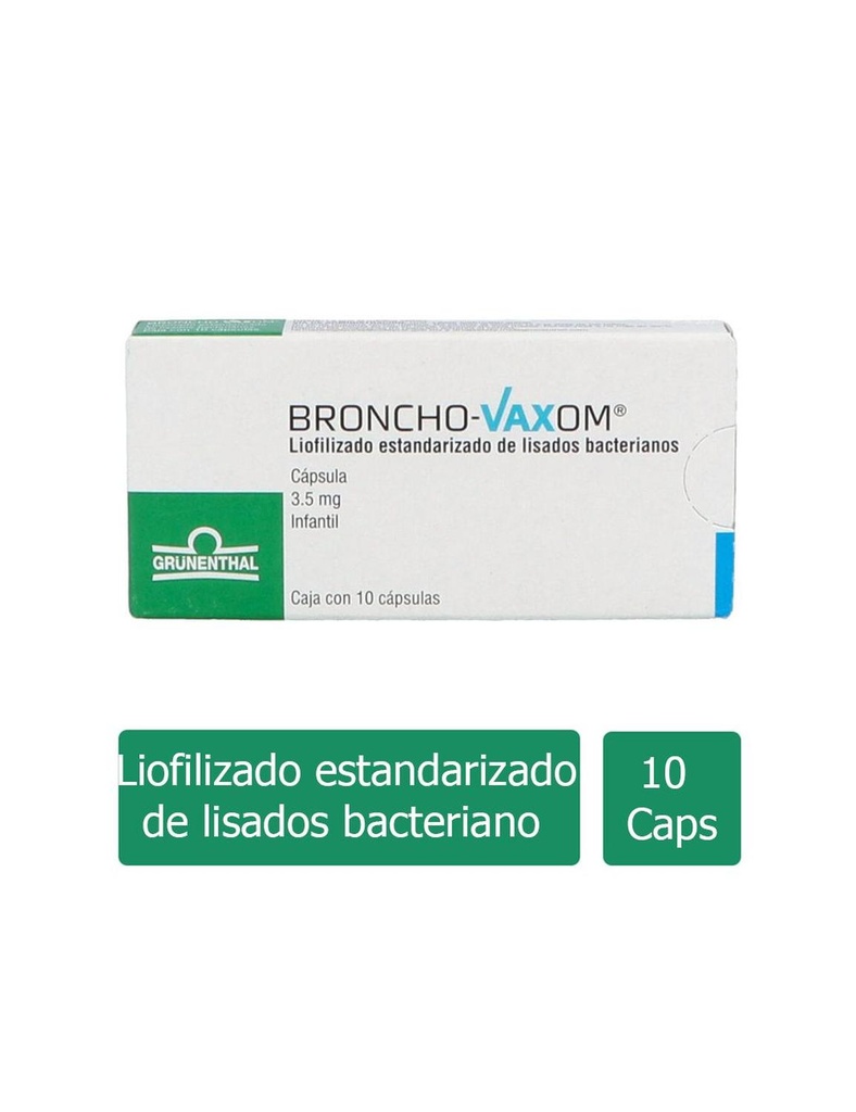 Broncho Vaxom Infantil 3.5 Mg 10 Cápsulas