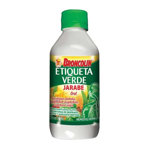 Broncolin Etiqueta Verde Jarabe 140 Ml