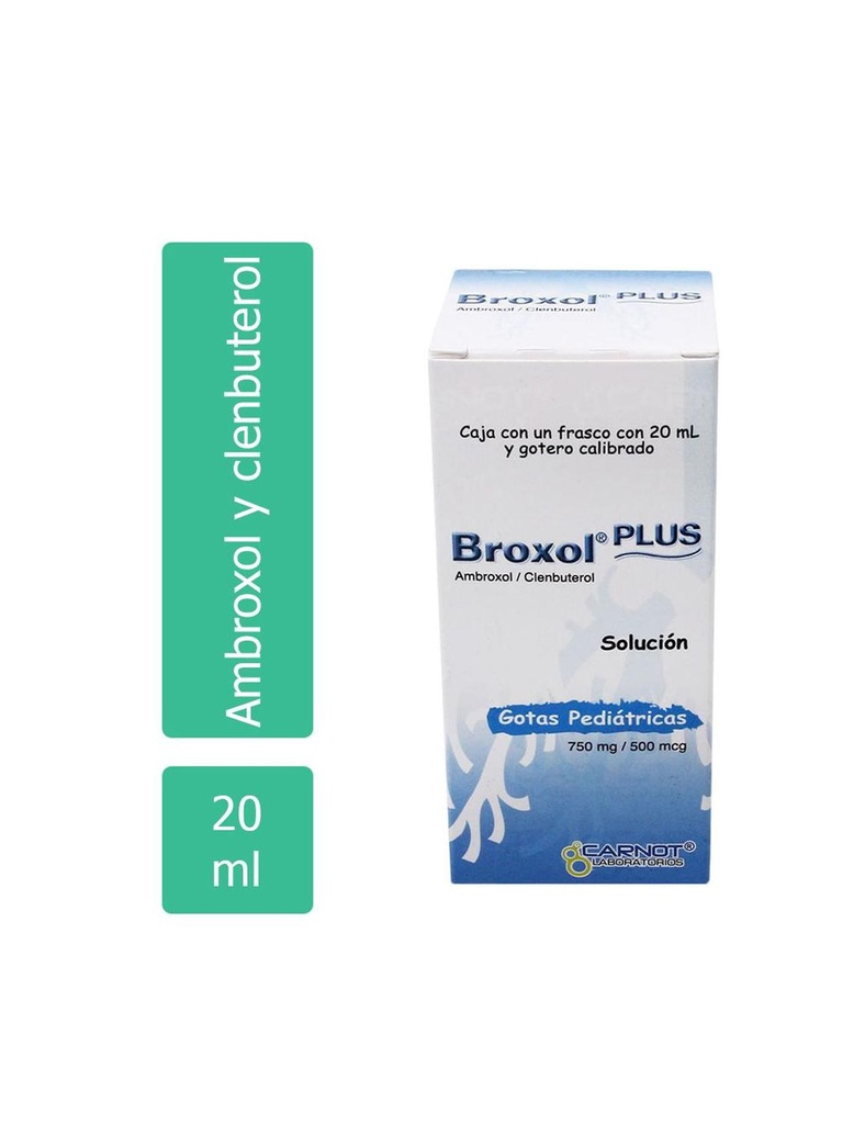 Broxol Plus Pediátrico Gotas 20 Ml