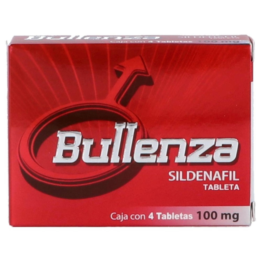 Bullenza 100 Mg 4 Tabletas