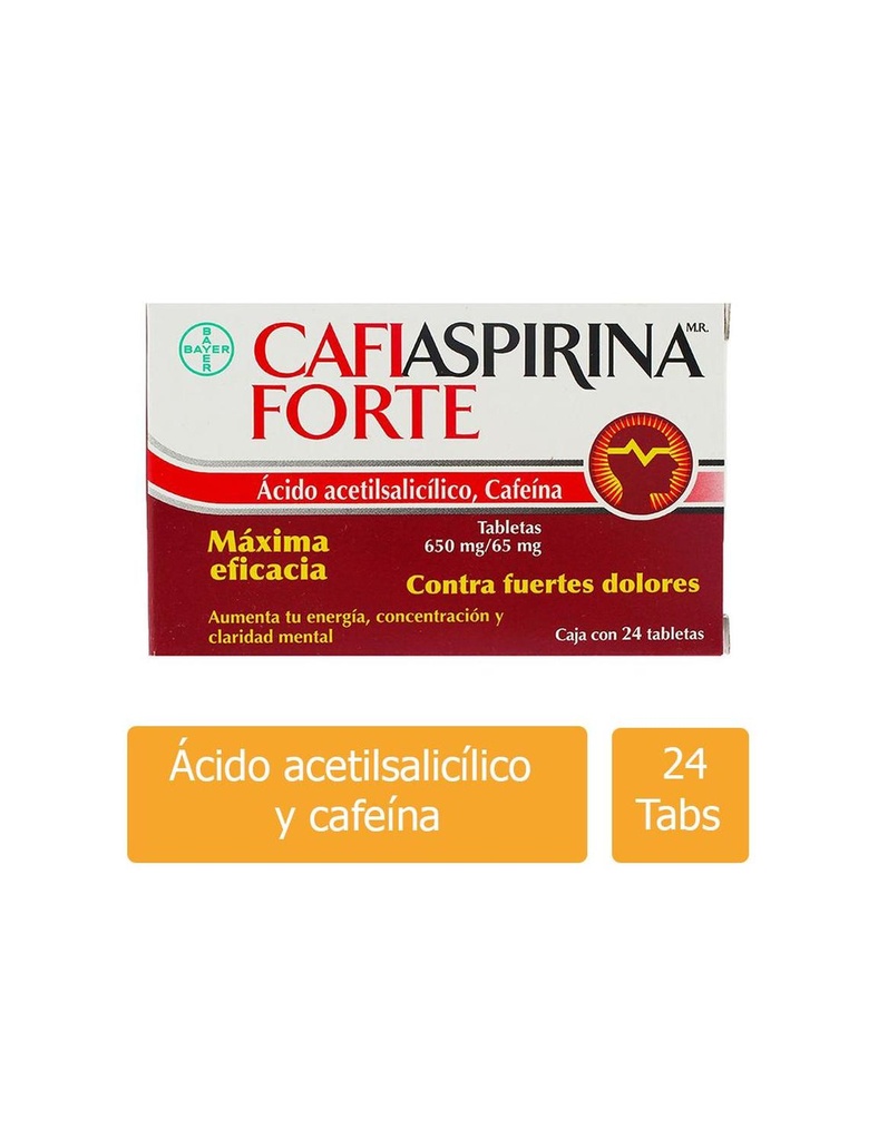 Cafiaspirina Forte 24 Tabletas