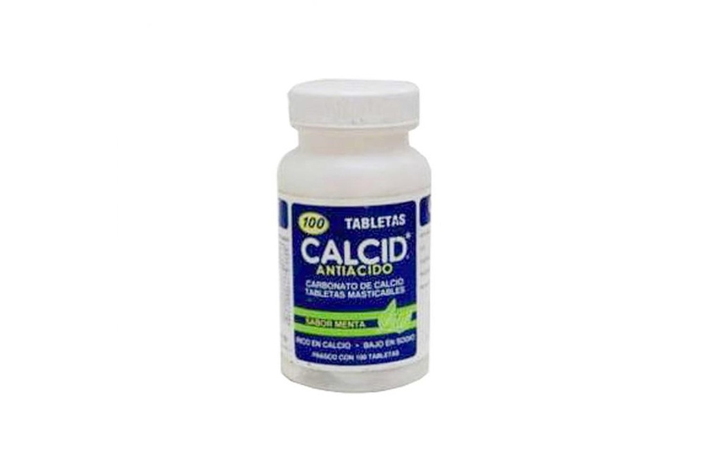 Calcid Menta 12 Tubos 12 Tabletas Cada Uno