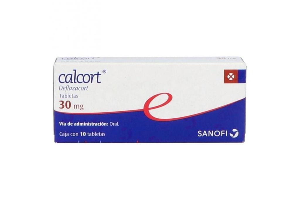Calcort 30 Mg 10 Tabletas
