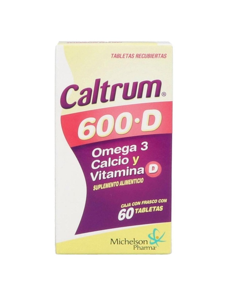 Caltrum 600 D Suplemento Alimenticio 60 Tabletas