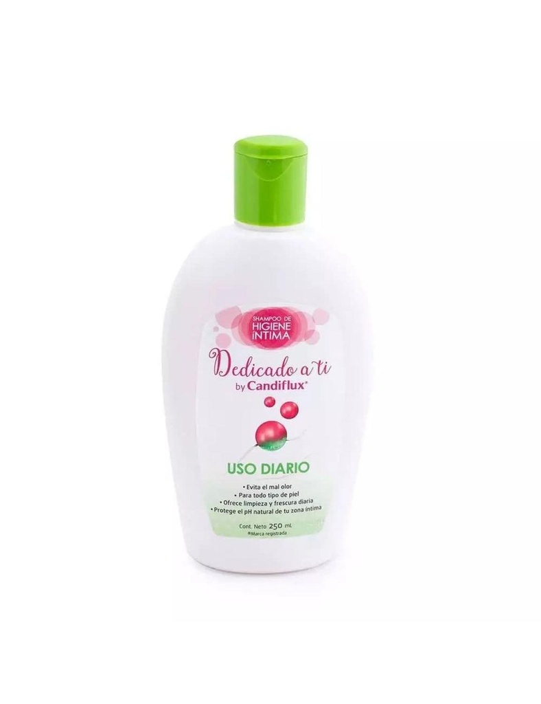Candiflux Shampoo Íntimo Uso Diario Tapa 250 Ml