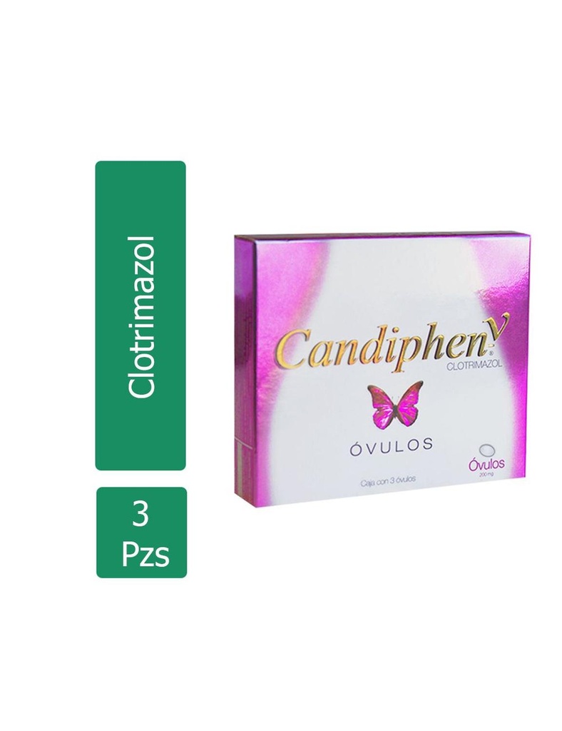 Candiphen V 200 Mg 3 Óvulos