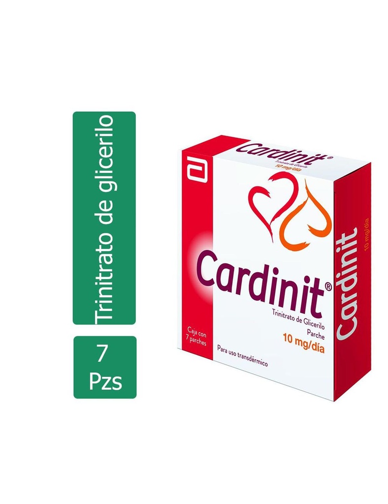 Cardinit 10Mg/Día Caja Con 7 Parches