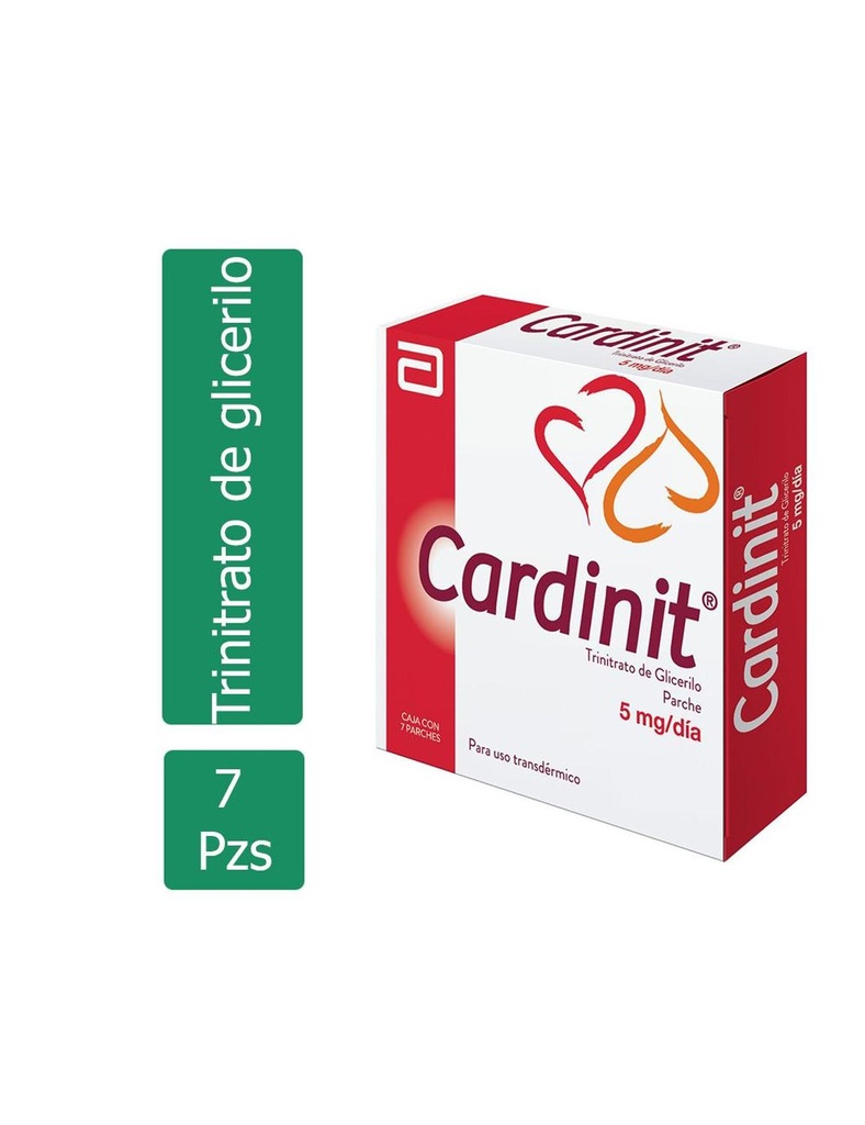 Cardinit 5 Mg 7 Parches 