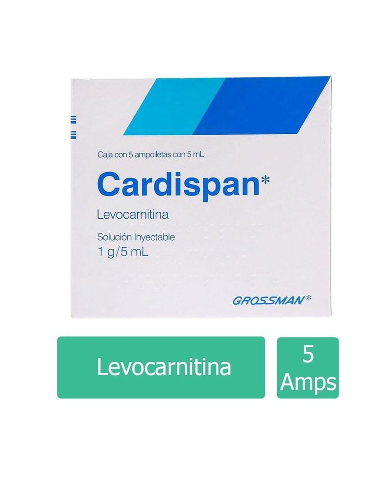 Cardispan 5 Ampolletas 5 Ml 