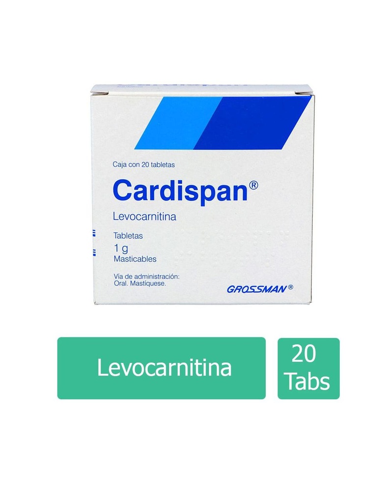 Cardispan Masticables 20 Tabletas 