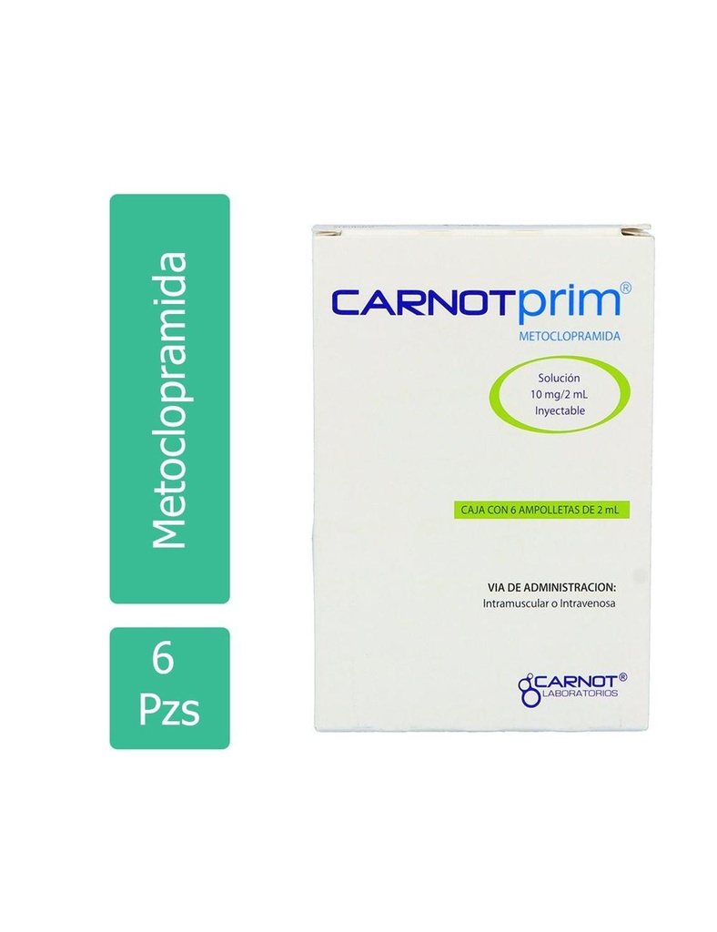 Carnotprim 10 Mg 6 Ampolletas 2 Ml 