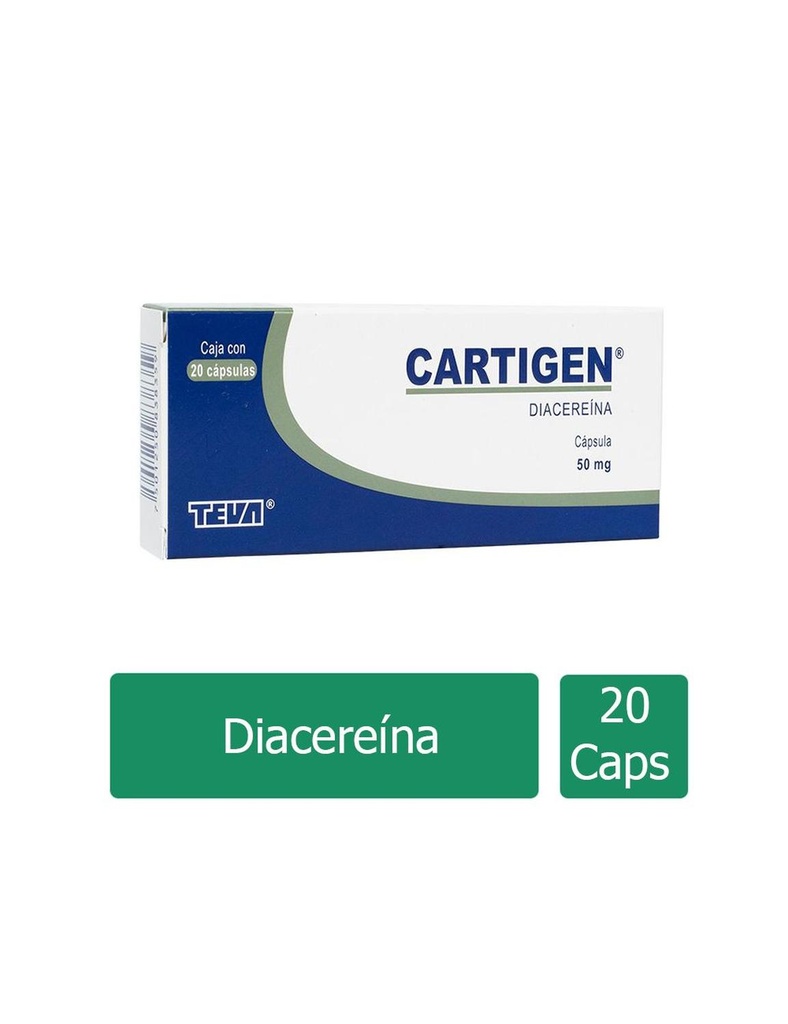 Cartigen 50 Mg 20 Cápsulas 
