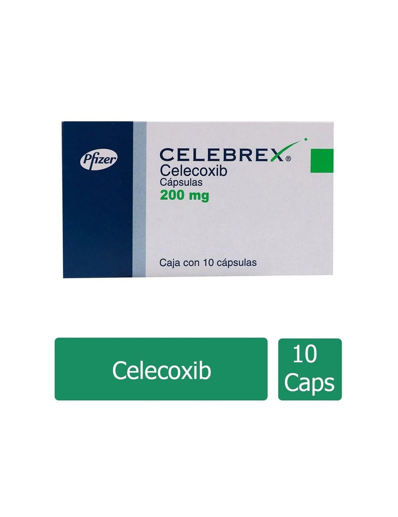 Celebrex 200 Mg 10 Cápsulas 