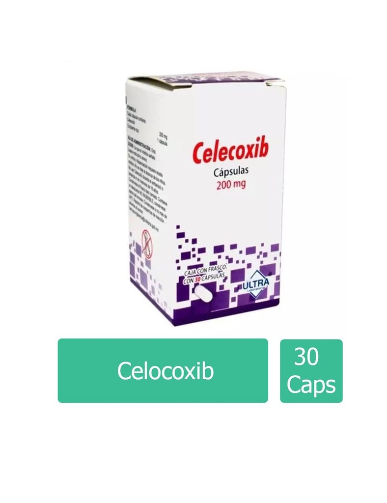 Celecoxib 200 Mg 30 Cápsulas Genérico Ultra Lab 