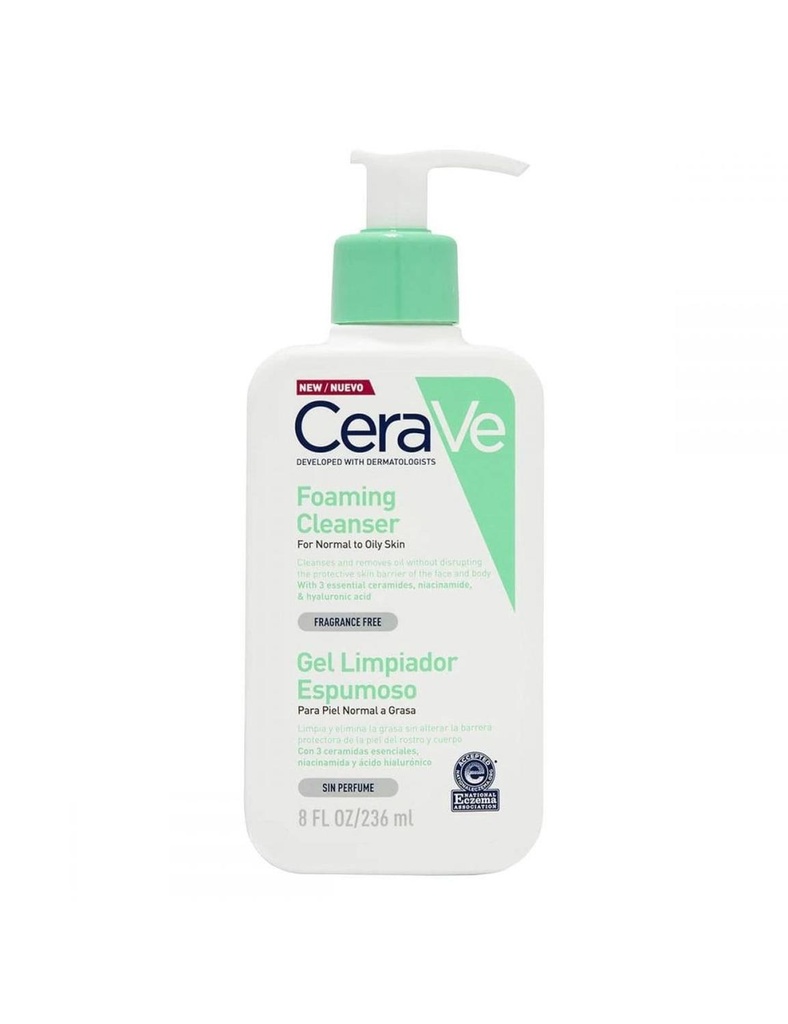 Gel Limpiador Cerave Espumoso 236 Ml 