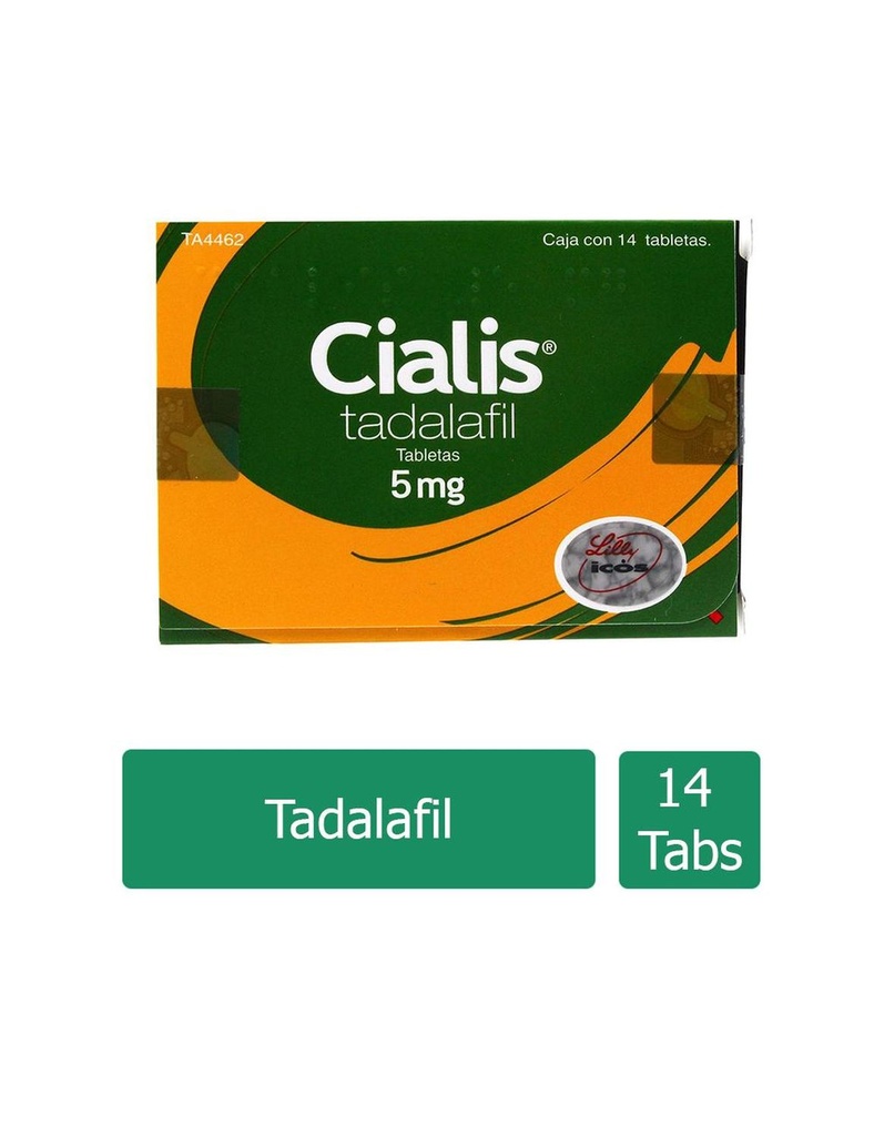 Cialis 5 Mg 14 Tabletas 