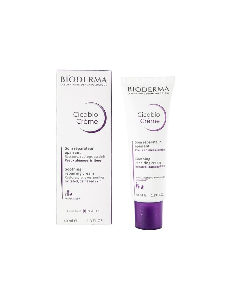 Crema Cicabio Calmante y Reparadora Bioderma 40 Ml 