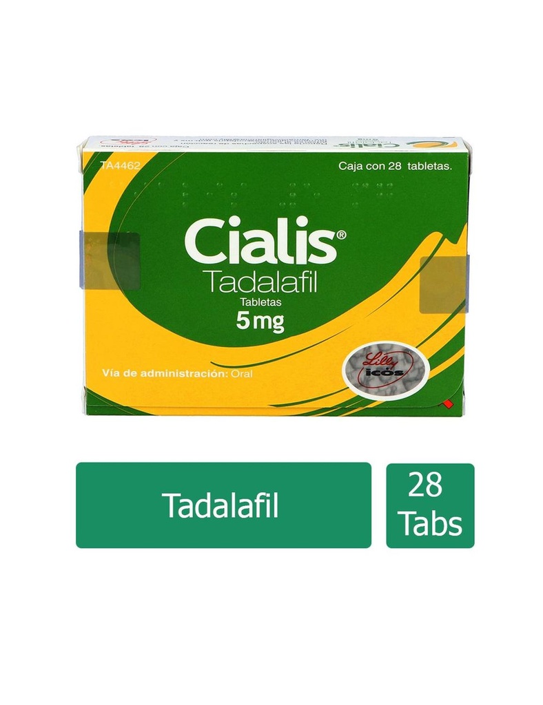Cialis 5 Mg 28 Tabletas 