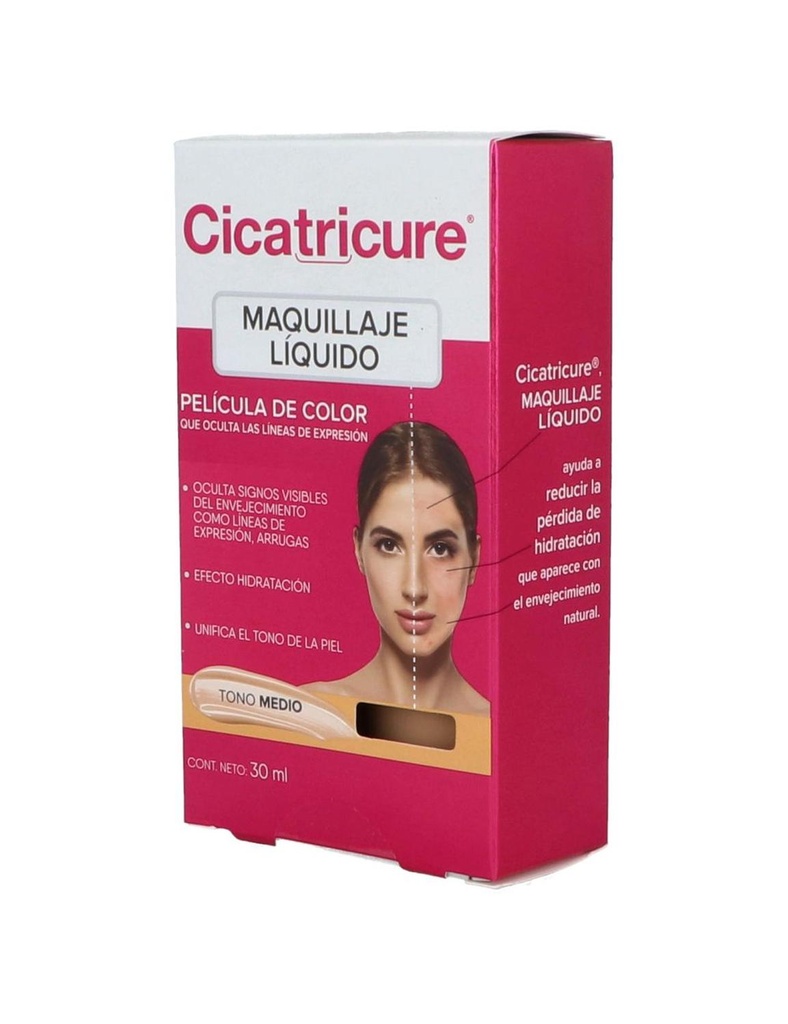 Maquillaje Cicatricure Líquido Medio 30 Ml 