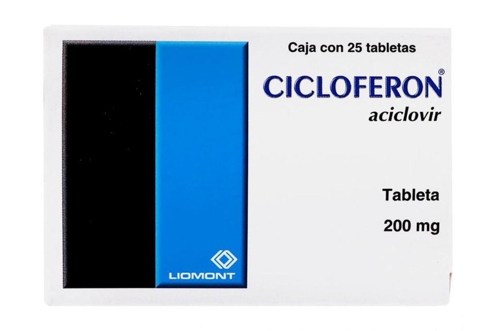 [7501299300107] Cicloferon 200 Mg 25 Tabletas 