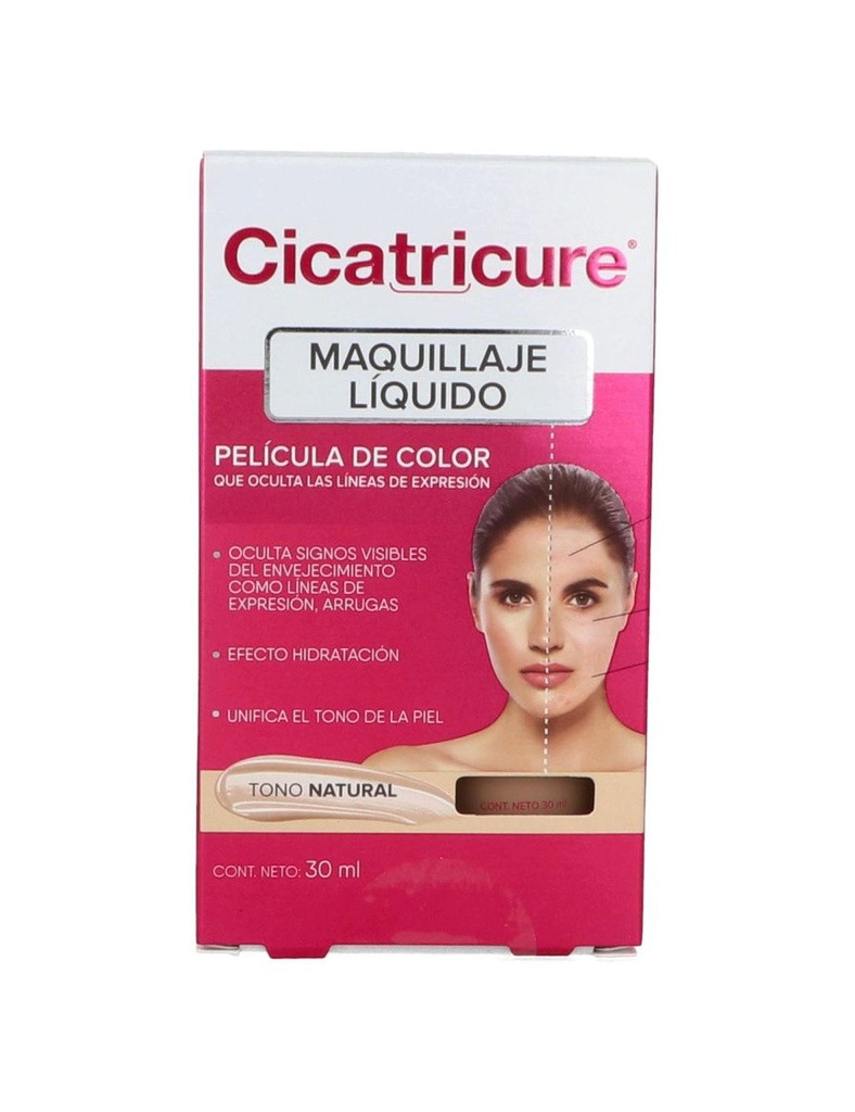 Maquillaje Cicatricure Líquido Natural 30 Ml 