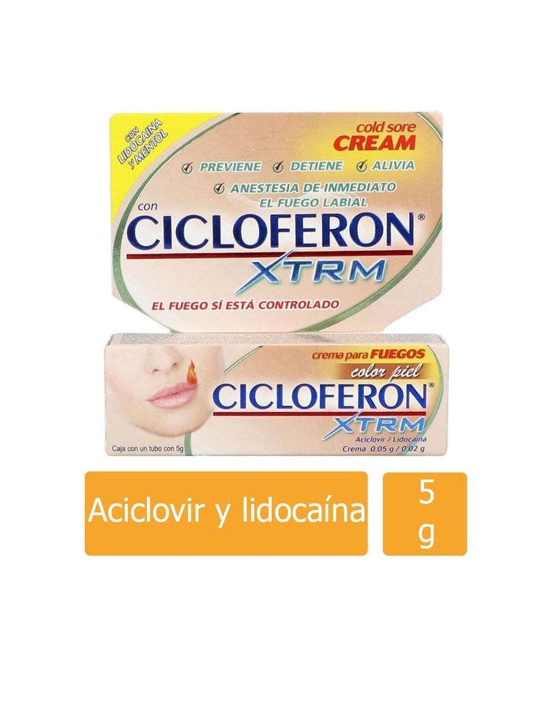 Cicloferon Extrem Crema Color Piel 5 G 