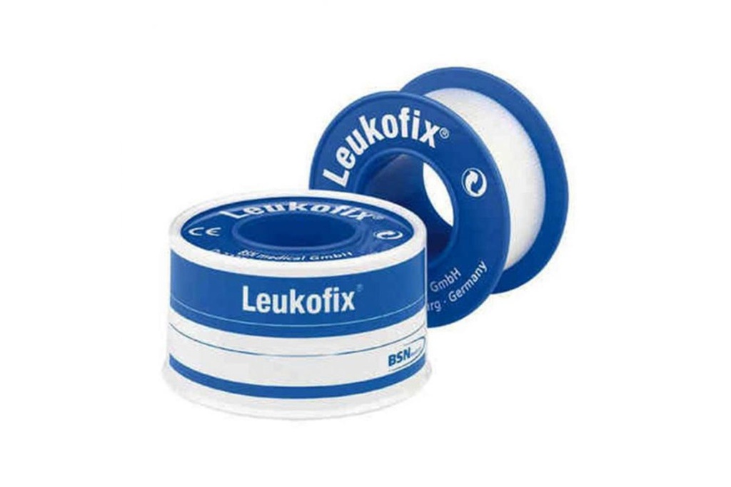 Cinta Adhesiva Transparente Leukofix 1.25 cm x 5 m 
