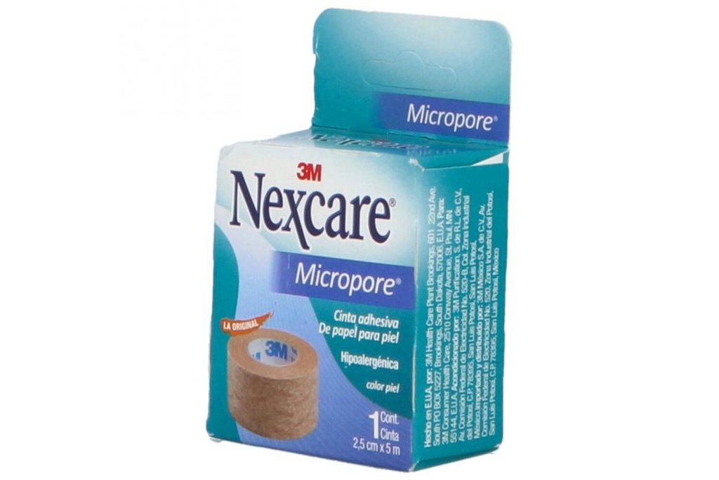 Cinta Nexcare Piel 2.5 Cm X 5 M 