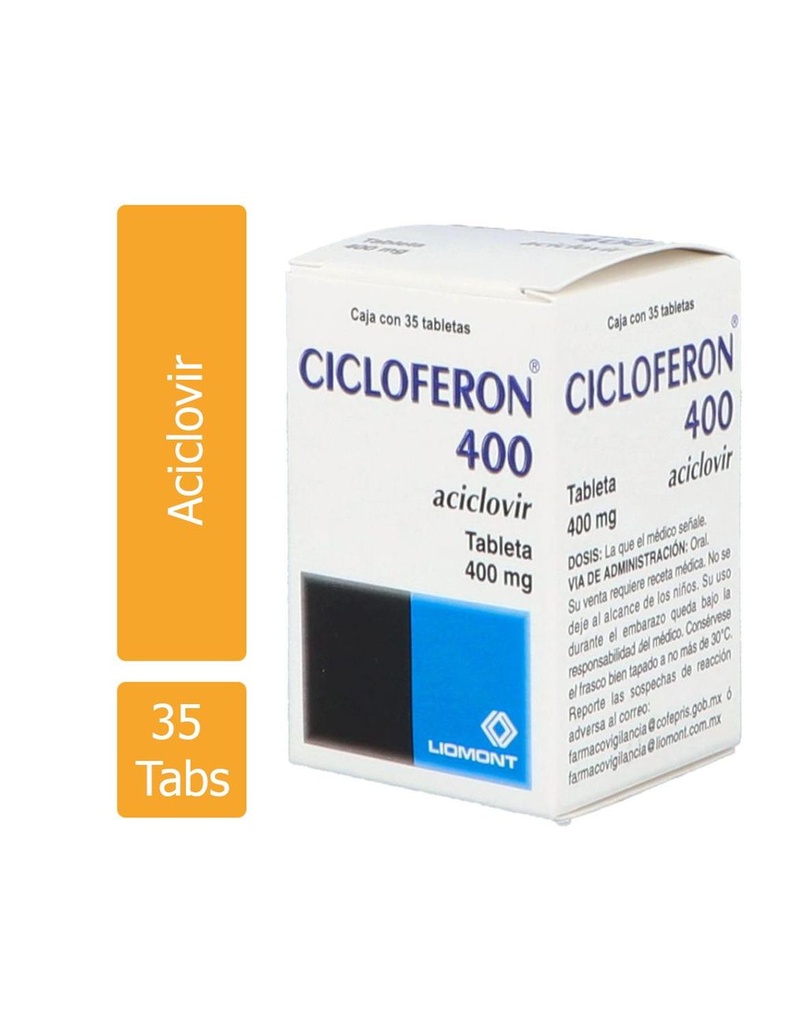 Cicloferon 400 Mg 35 Tabletas 