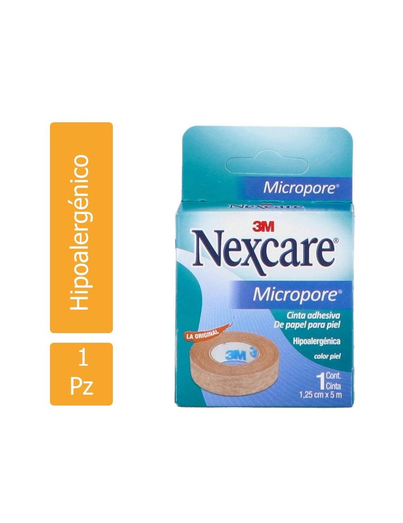 Cinta Micropore Econopack Piel 1.25 Cm X 5 M 