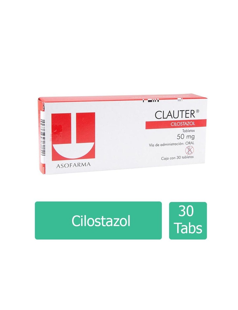 Clauter 50 Mg 30 Tabletas 
