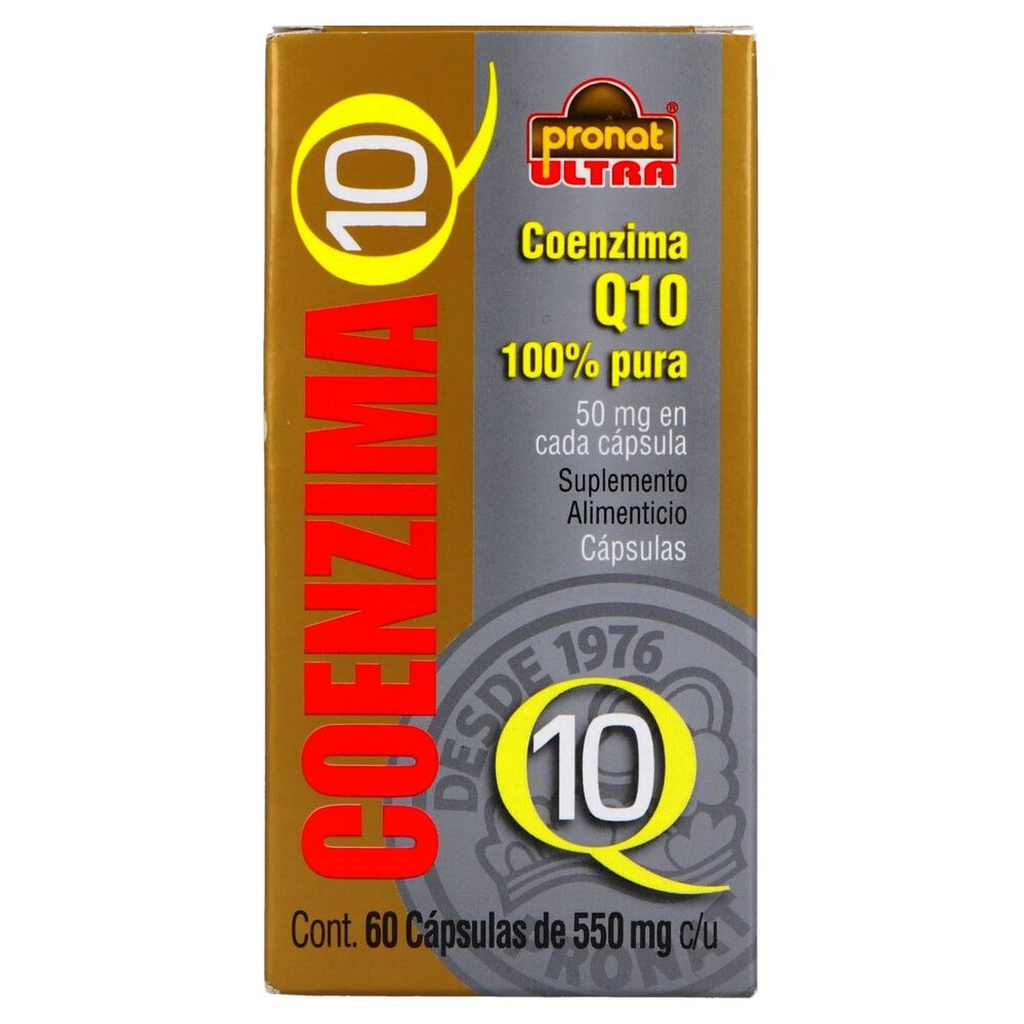 Coenzima Q10 550 Mg Frasco Con 60 Tabletas