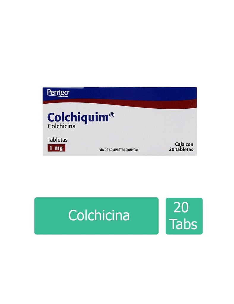 Colchiquim 1 Mg 20 Tabletas 
