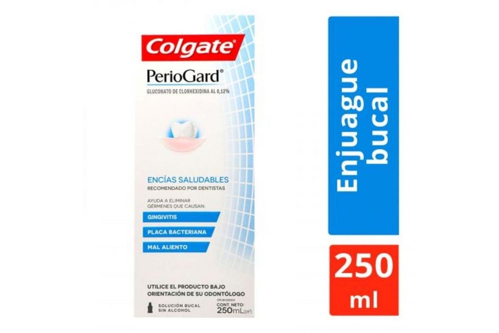 Enjuague Bucal Colgate PerioGard Sin Alcohol 250 Ml 