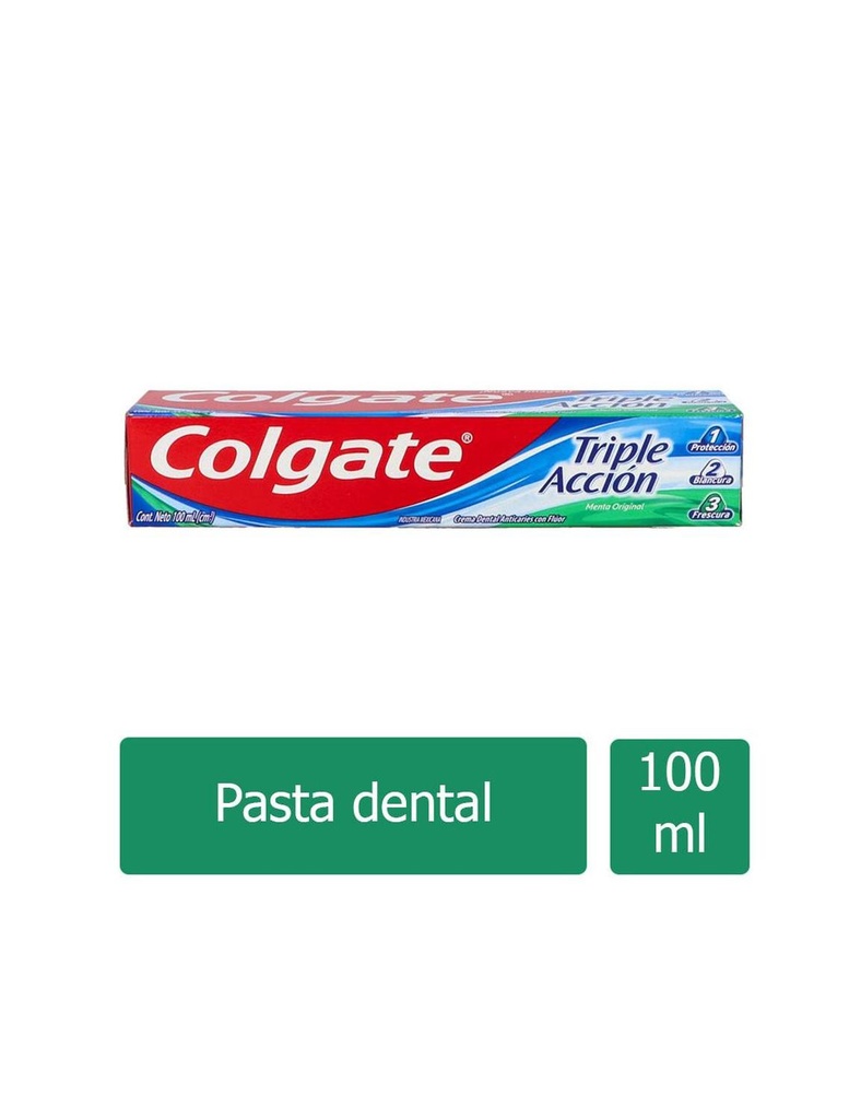 [7509546000343] Pasta Dental Colgate Triple Acción 100 Ml 