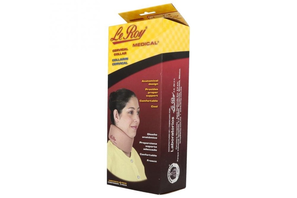 Collarín Cervical Le Roy Profesional Grande 