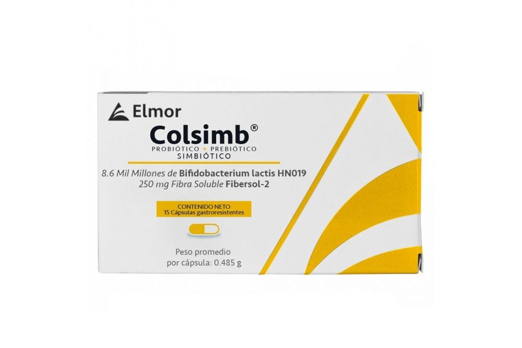 Colsimb 250 Mg Suplemento Alimenticio 15 Cápsulas 