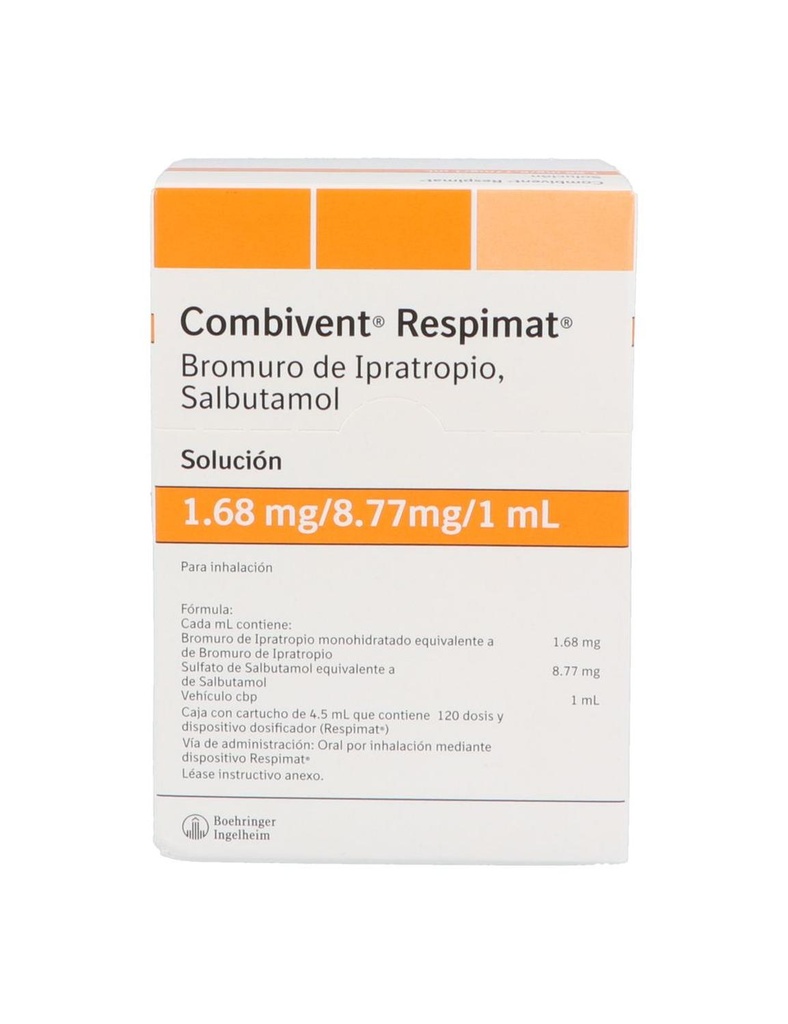 Combivent Respimat 1.68/8.77 Aerosol 5 Ml 