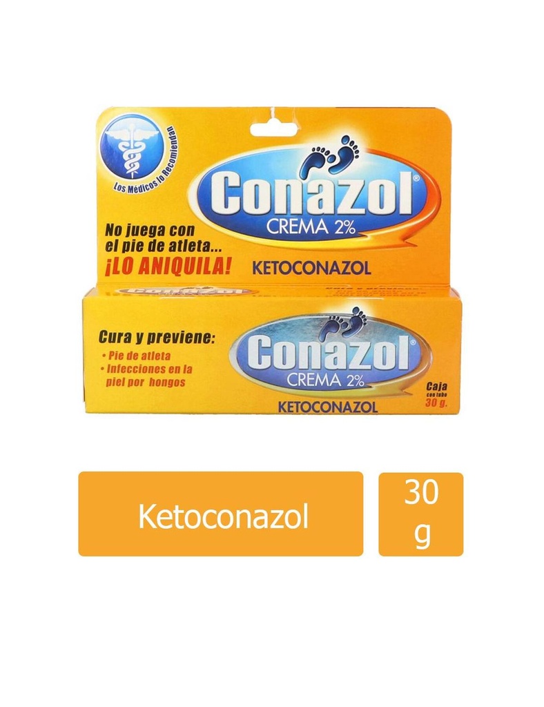 Conazol Ketoconazol Crema 30 G 