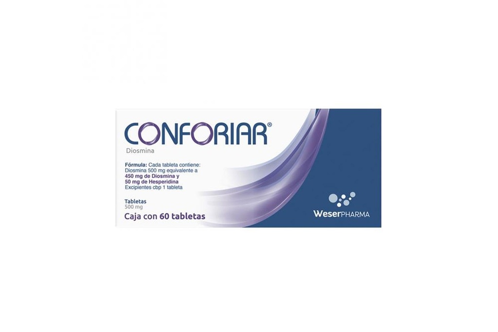 Conforiar 500 Mg 60 Tabletas 