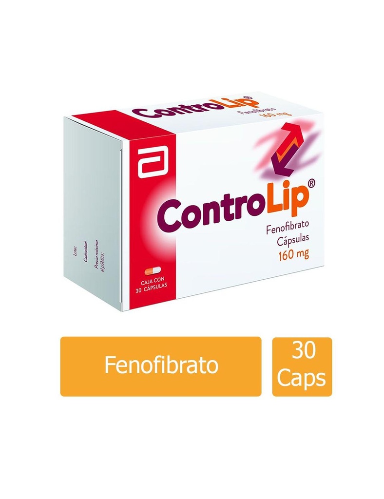[7501033954412] Controlip 160 Mg 30 Cápsulas 