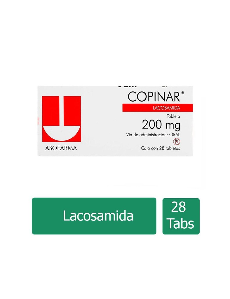 Copinar 200 Mg 28 Tabletas 