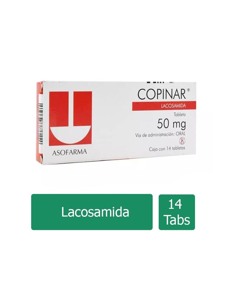 [7730979095938] Copinar 50 Mg 14 Tabletas 