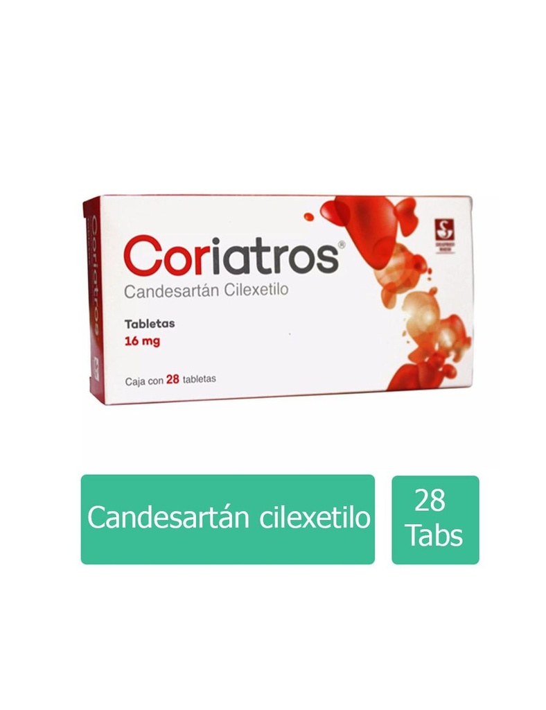 Coriatros 16 Mg 28 Tabletas 