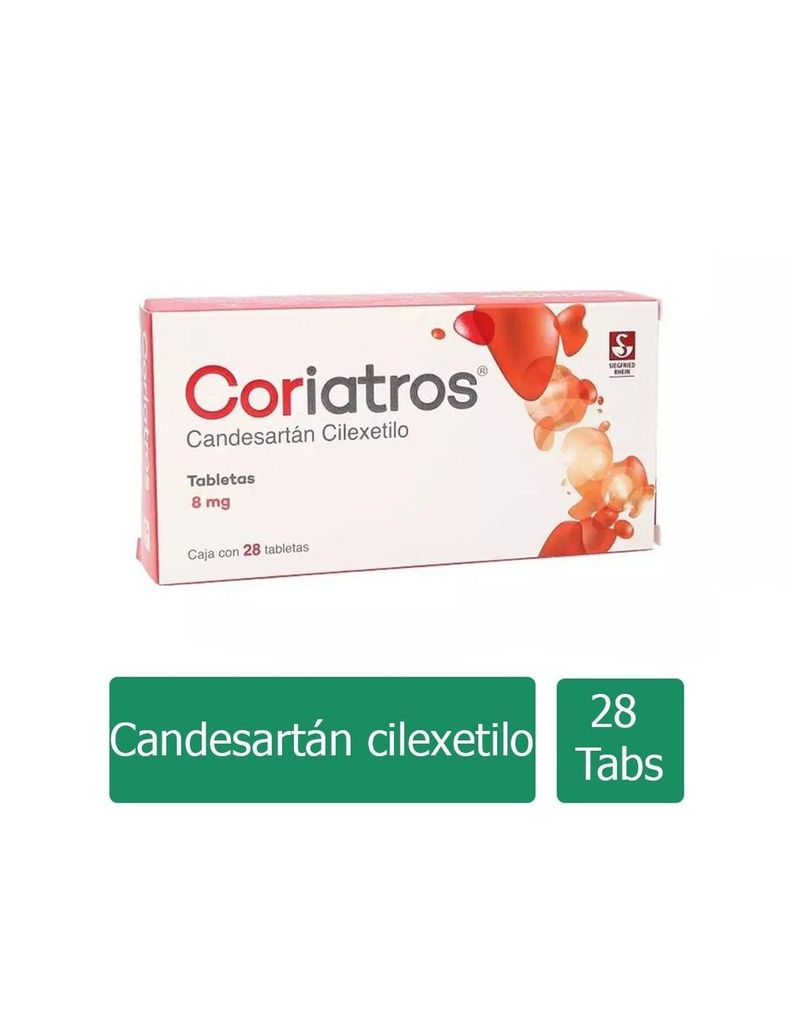 Coriatros 8 Mg 28 Tabletas 