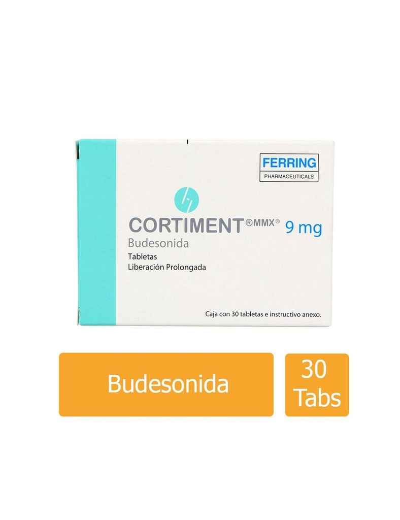 Cortiment MMX 9 Mg Liberación Prolongada 30 Tabletas 