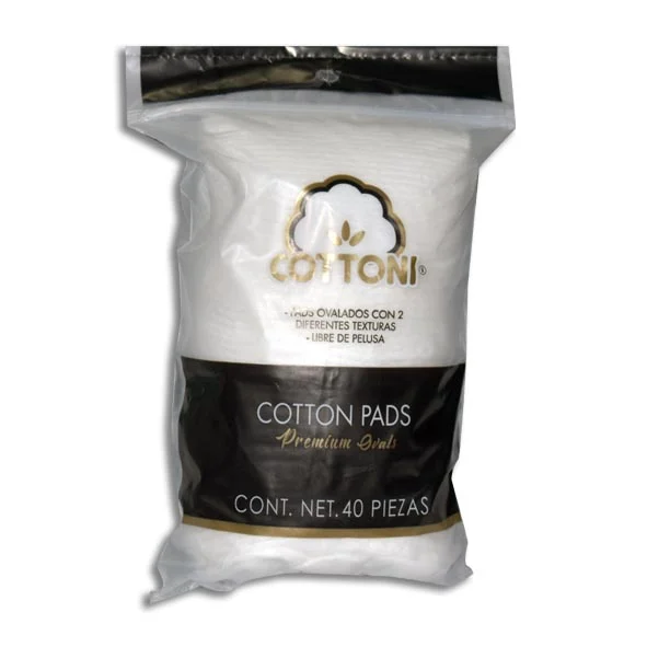 Cottoni Almohadillas Ovaladas Bolsa Con 40 Piezas